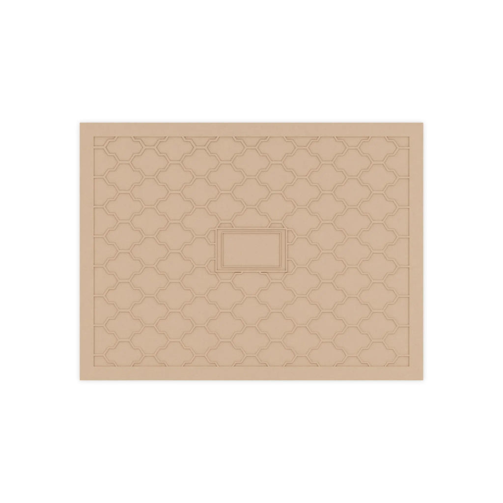 Customizable Ceramic Tile - Festive Mediterranean Motif
